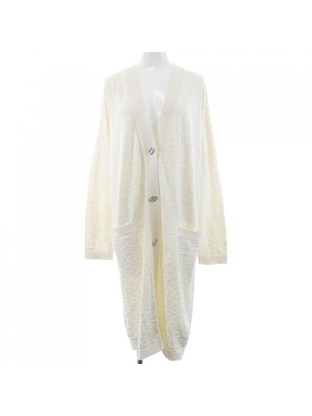 Hermes Naoussa Chaine D'ancre Long Cardigan